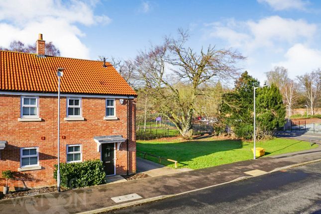 Semi-detached house for sale in Old Hall Road, Little Plumstead, Norwich