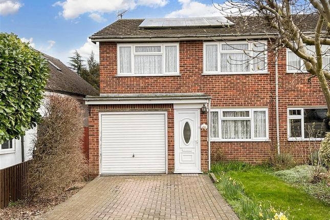 Thumbnail Semi-detached house for sale in Hoath Lane, Wigmore, Gillingham, Kent
