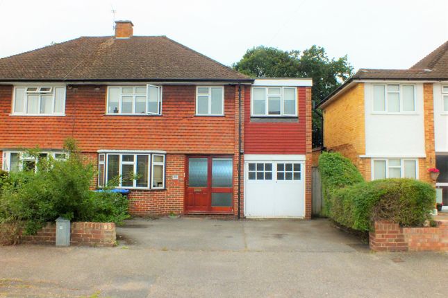 Thumbnail Semi-detached house for sale in Wolsey Drive, Walton On Thames