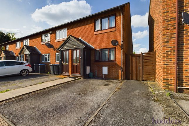 Thumbnail End terrace house to rent in Oliver Close, Addlestone