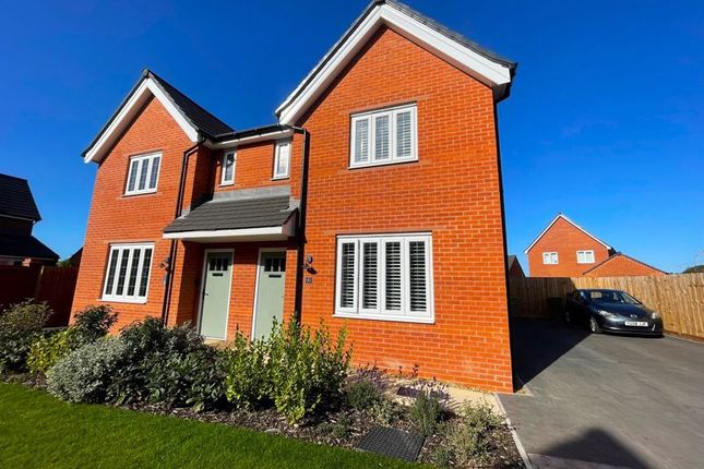 Thumbnail Semi-detached house for sale in Cornflower Drive, Holmes Chapel, Crewe