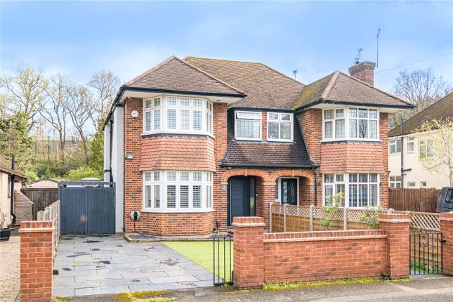 Thumbnail Semi-detached house for sale in Pinewood Avenue, New Haw, Surrey