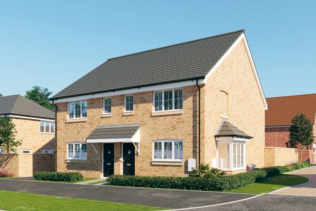 Thumbnail Semi-detached house for sale in "The Harper" at Meadow Road, Houghton Conquest, Bedford
