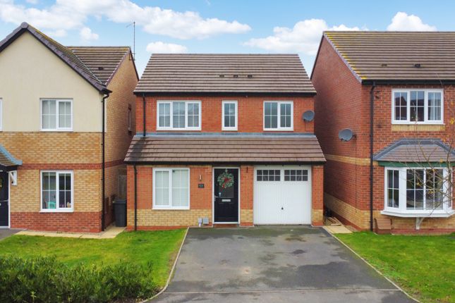 Thumbnail Detached house for sale in Oakway Drive, Woodville, Swadlincote, Leicestershire