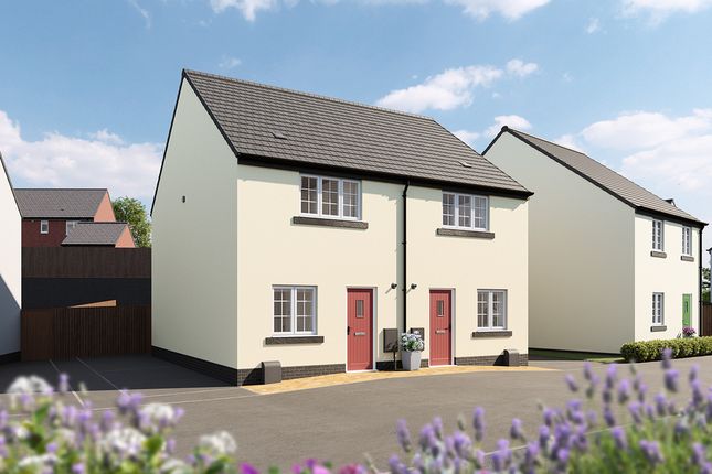 Thumbnail Semi-detached house for sale in "The Harcourt" at Weavers Road, Chudleigh, Newton Abbot