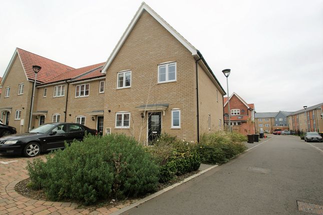 Thumbnail End terrace house for sale in Gibson Road, Bishop's Stortford
