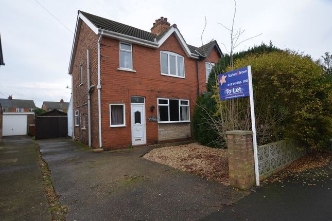 Thumbnail Semi-detached house to rent in Glanville Avenue, Scunthorpe