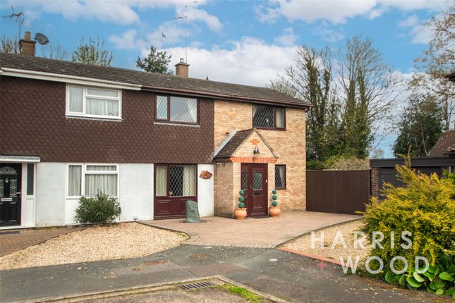 Semi-detached house for sale in Swallowdale, Colchester, Essex