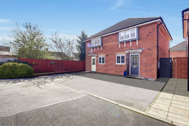 Thumbnail Semi-detached house for sale in Pearl Court, Upton, Pontefract, West Yorkshire
