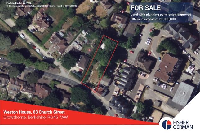 Thumbnail Land for sale in 63 Church Street, Crowthorne, Berkshire
