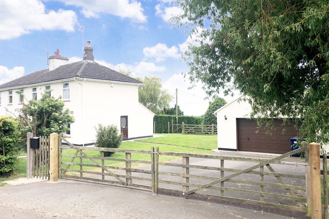 Semi-detached house for sale in Straight Drove, Farcet, Peterborough