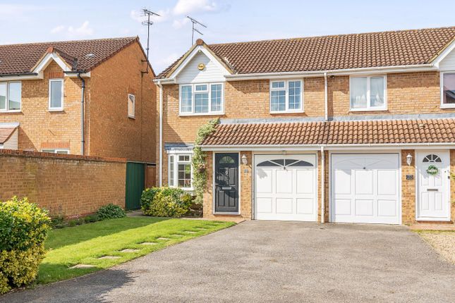 Thumbnail Semi-detached house for sale in Crabtree Way, Dunstable, Bedfordshire