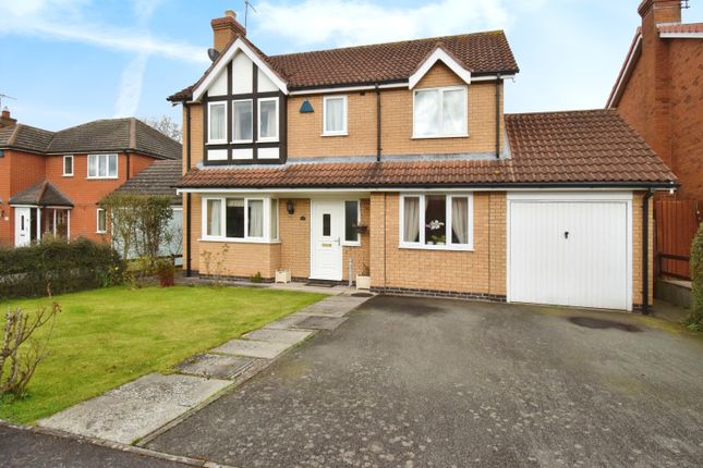 Thumbnail Detached house for sale in James Gavin Way, Oadby, Leicester, Leicestershire