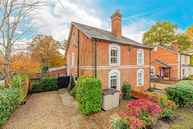 Thumbnail Semi-detached house for sale in Wellington Road, Crowthorne, Berkshire