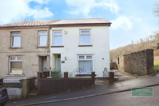 Semi-detached house for sale in Hill Road, Pontlottyn, Bargoed