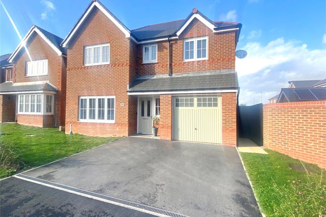 Thumbnail Detached house for sale in Prestwich Gardens, Llay, Wrexham