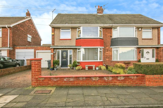 Semi-detached house for sale in Embleton Road, North Shields