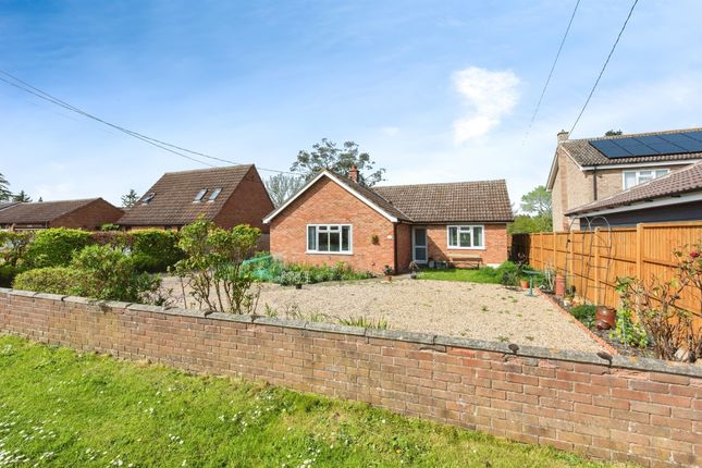 Thumbnail Detached bungalow for sale in Thetford Road, Coney Weston, Bury St. Edmunds