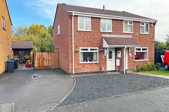 3-bed semi-detached on Newquay Close, Hinckley, £210,000