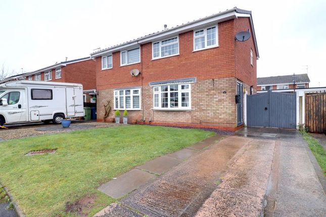 Thumbnail Semi-detached house for sale in Glenthorne Close, Wildwood, Stafford
