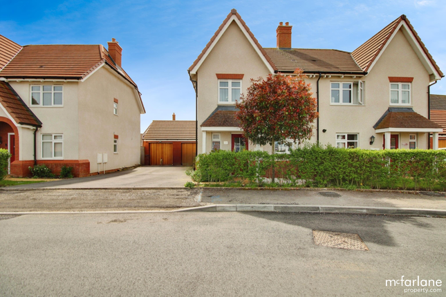 Thumbnail Semi-detached house for sale in High Ground, Tadpole Garden Village, Swindon, Wiltshire