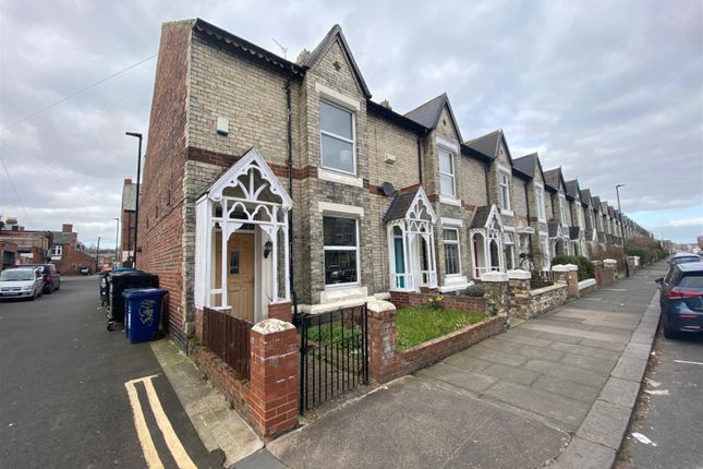 Thumbnail End terrace house to rent in Falmouth Road, Heaton, Newcastle Upon Tyne