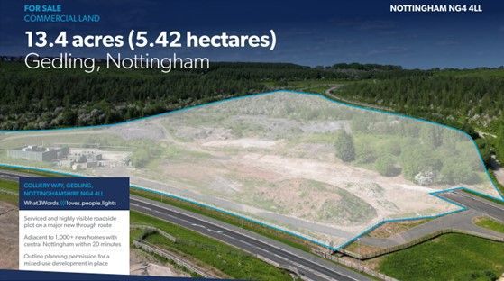 Thumbnail Land for sale in Land At Colliery Way, Gedling, Nottingham, Nottinghamshire
