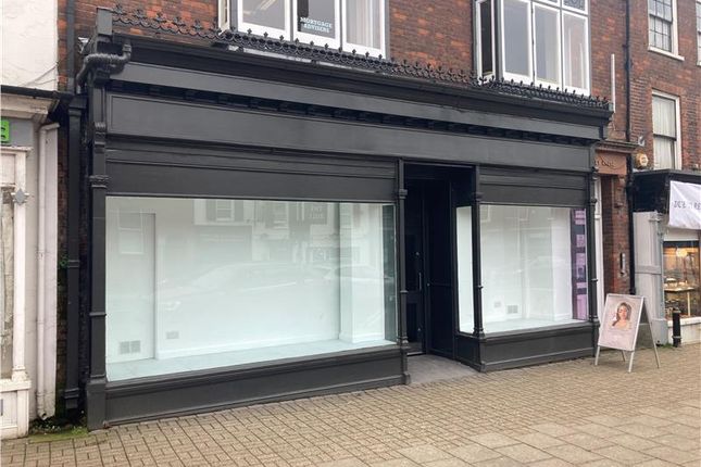 Retail premises to let in High Street, Newmarket, Suffolk