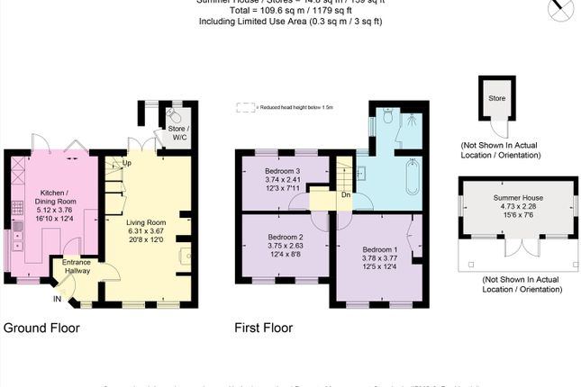 End terrace house for sale in Pyotts Hill, Old Basing, Basingstoke, Hampshire