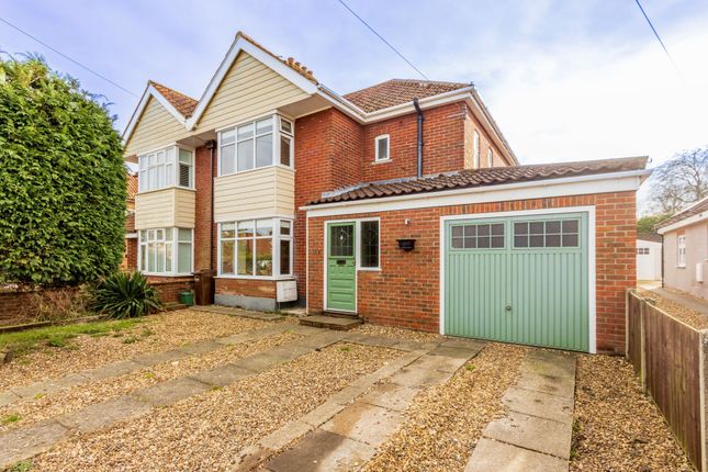 Thumbnail Semi-detached house for sale in Hillcrest Road, Norwich