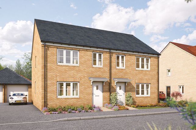 Thumbnail Semi-detached house for sale in "The Hazel" at Off A1198/ Ermine Street, Cambourne