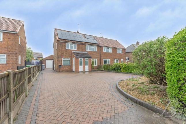Thumbnail Semi-detached house for sale in Station Lane, Farnsfield, Newark