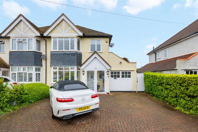 Semi-detached house for sale in Ruxley Lane, West Ewell, Surrey