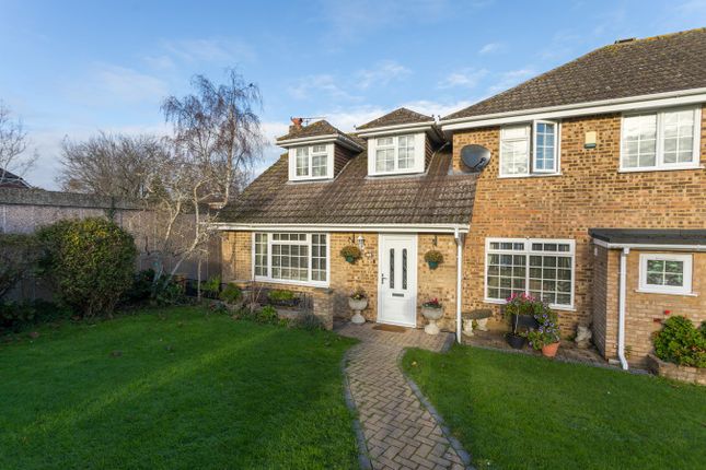 Thumbnail End terrace house for sale in Ecob Close, Guildford