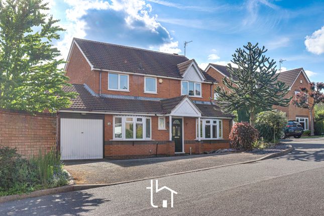 Thumbnail Detached house for sale in Quorndon Rise, Groby, Leicester