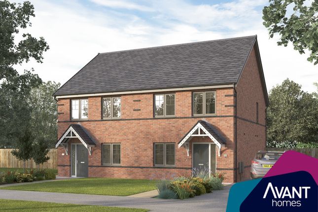Semi-detached house for sale in "The Lorton" at Heath Lane, Earl Shilton, Leicester