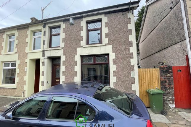 Thumbnail End terrace house to rent in Abercynon Road, Abercynon, Mountain Ash