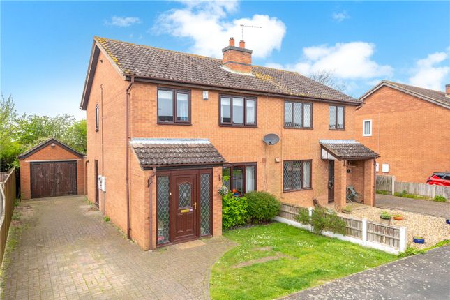 Thumbnail Semi-detached house for sale in Whitehouse Road, Ruskington, Sleaford, Lincolnshire