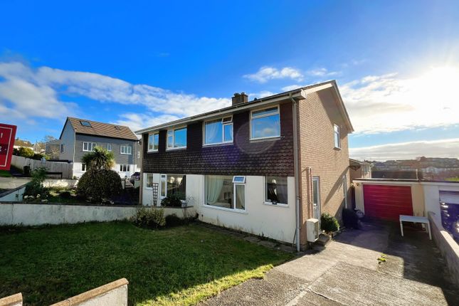 Thumbnail Semi-detached house to rent in Oaklands Drive, Saltash