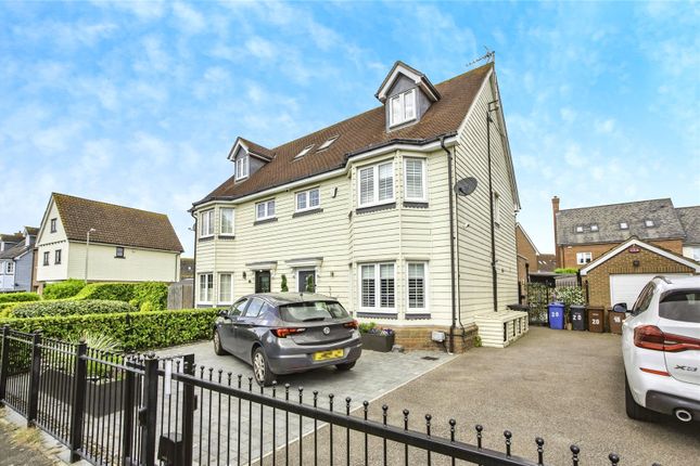 Thumbnail Semi-detached house for sale in Guardian Avenue, Grays, Essex