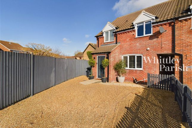 End terrace house for sale in St. Leger, Long Stratton, Norwich