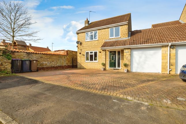 Thumbnail Link-detached house for sale in St. Wilfrids Close, Metheringham, Lincoln