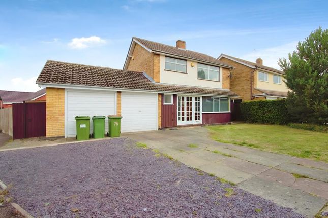 Thumbnail Detached house for sale in Clovelly Road, Glenfield, Leicester