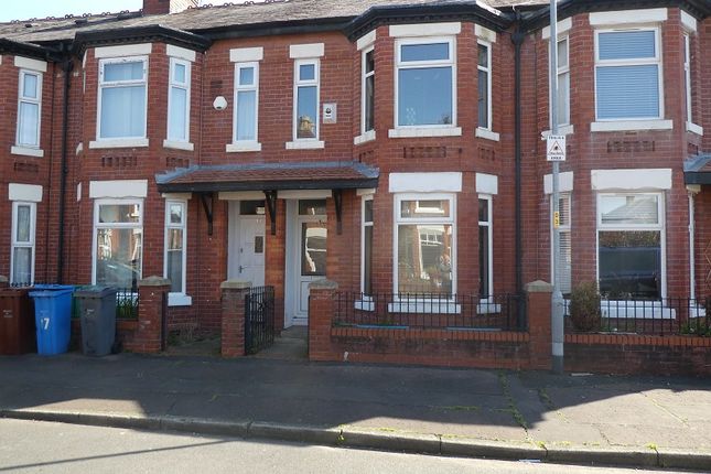 Thumbnail Terraced house for sale in Spencer Avenue, Whalley Range, Manchester.