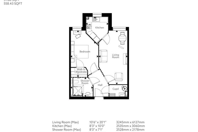 Flat for sale in Charlton Green, Dover, Kent