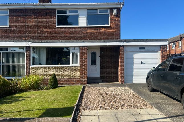 Thumbnail Semi-detached house for sale in Fontburn Road, Seaton Delaval, Whitley Bay