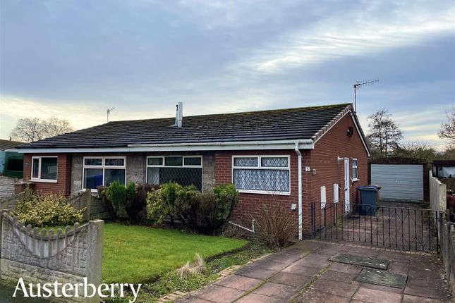 Thumbnail Semi-detached bungalow for sale in Dylan Road, Longton, Stoke-On-Trent