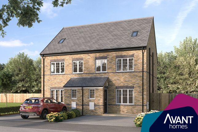 Semi-detached house for sale in "The Saltaire" at New School Lane, Cullingworth, Bradford