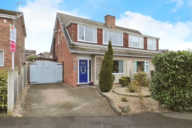 Thumbnail Semi-detached house for sale in Northfield Drive, Woodsetts, Worksop