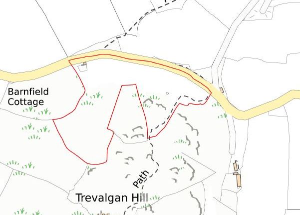 Land for sale in Trevalgan, St. Ives